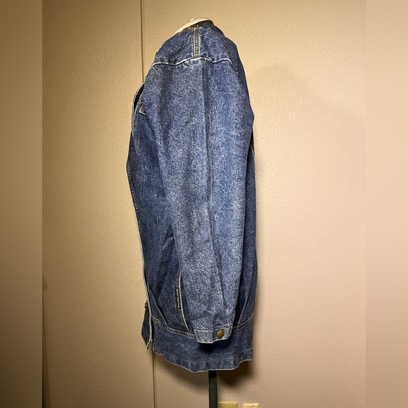 Rocky Mountain Jeans Denim Duster Jacket 90s EUC size M to L Made in USA - Picture 5 of 10